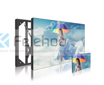 55inch 0.44mm Even bezel 4K LCD video wall monitor LG Panel