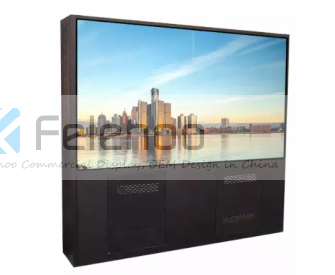 55inch 0mm zero bezel gapless displays LCD video wall