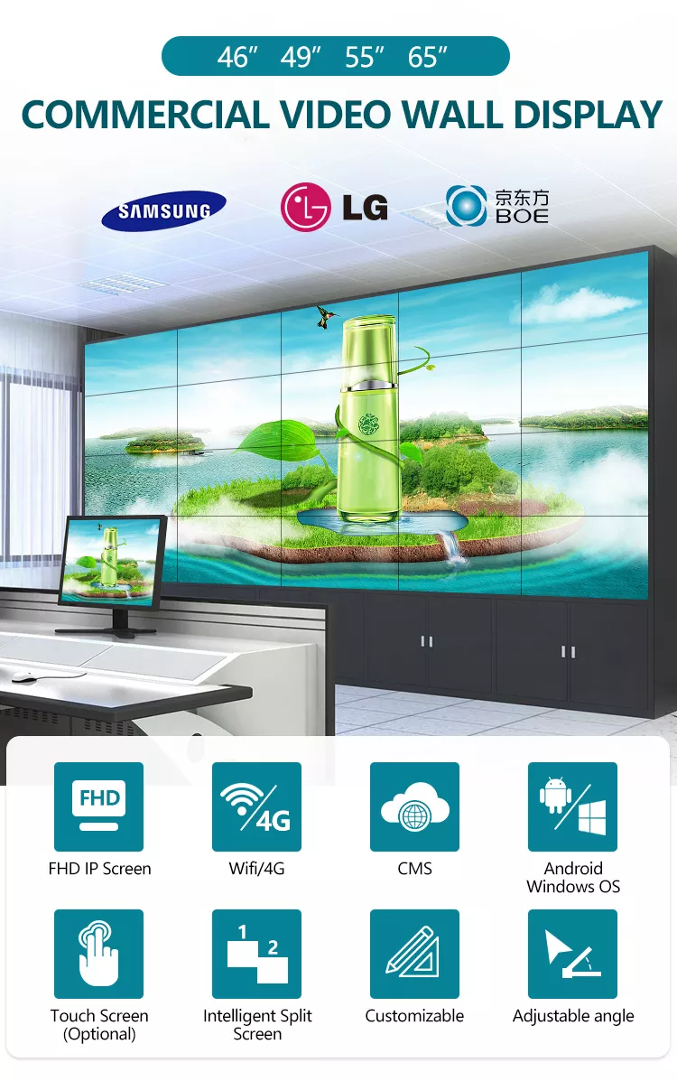 Shop Video Wall Monitors from authorized dealer of LG/Samsung/BOE panels,DIY TV & Displays & Monitors.